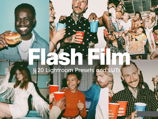 20 Flash Film  - Lightroom Presets et LUTs.